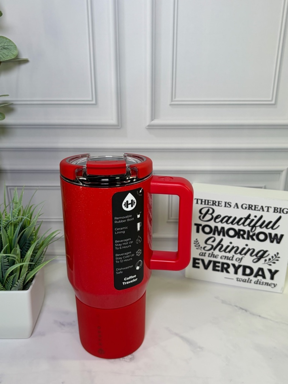 HydroJug Holly 20oz Coffee Traveler BNWT